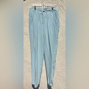 Rena Rowan for seville light blue ladies silk pant